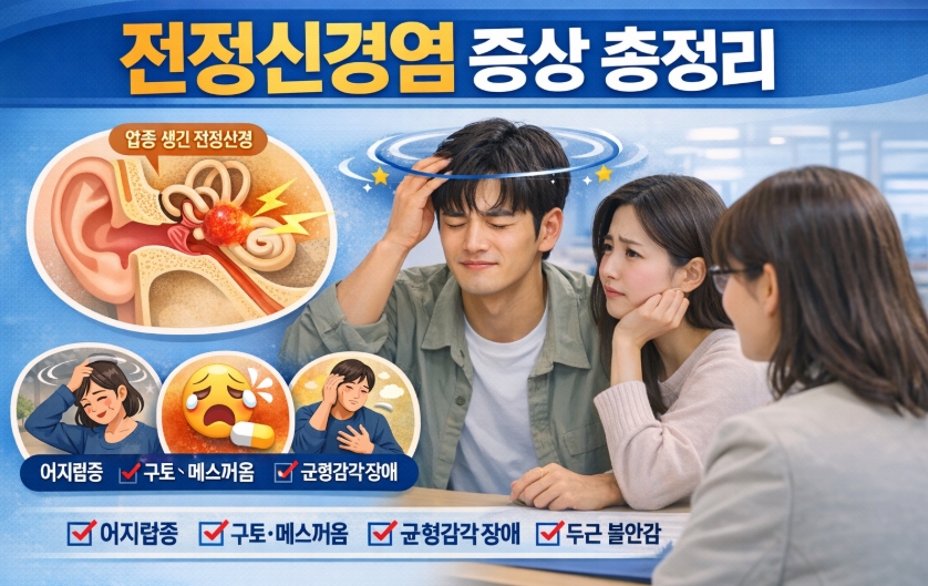 김종국 전정신경염 증상 총정리｜치료법&middot;예방법&middot;병원 가야 할 때