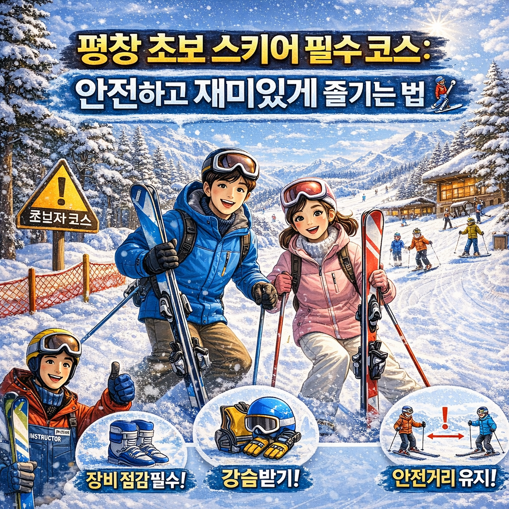 평창 초보 스키어 필수