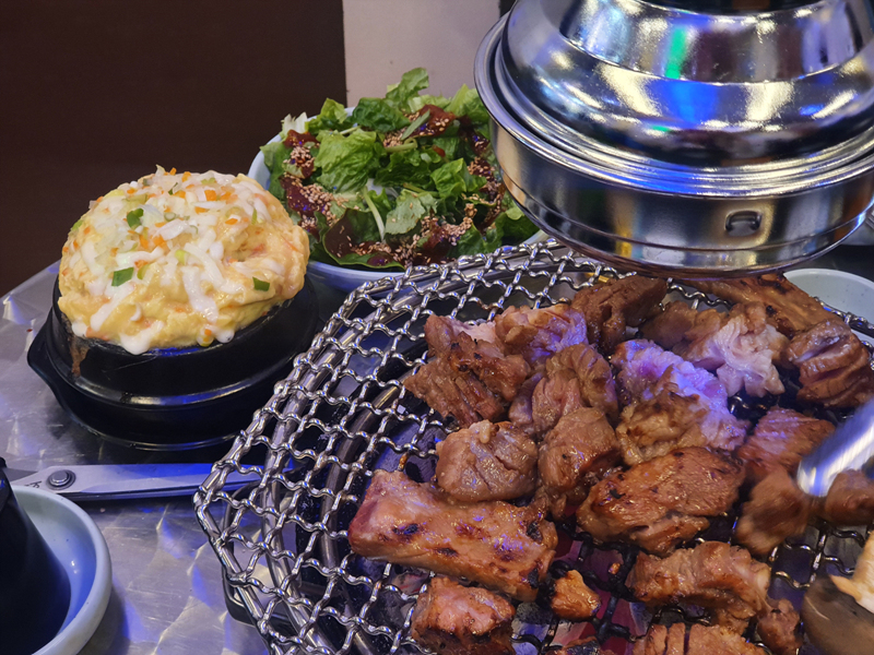 계란찜과_돼지갈비