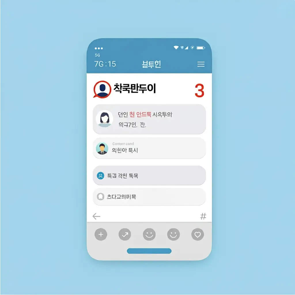 단체 채팅방으로 확인하는 확실한 차단 테스트