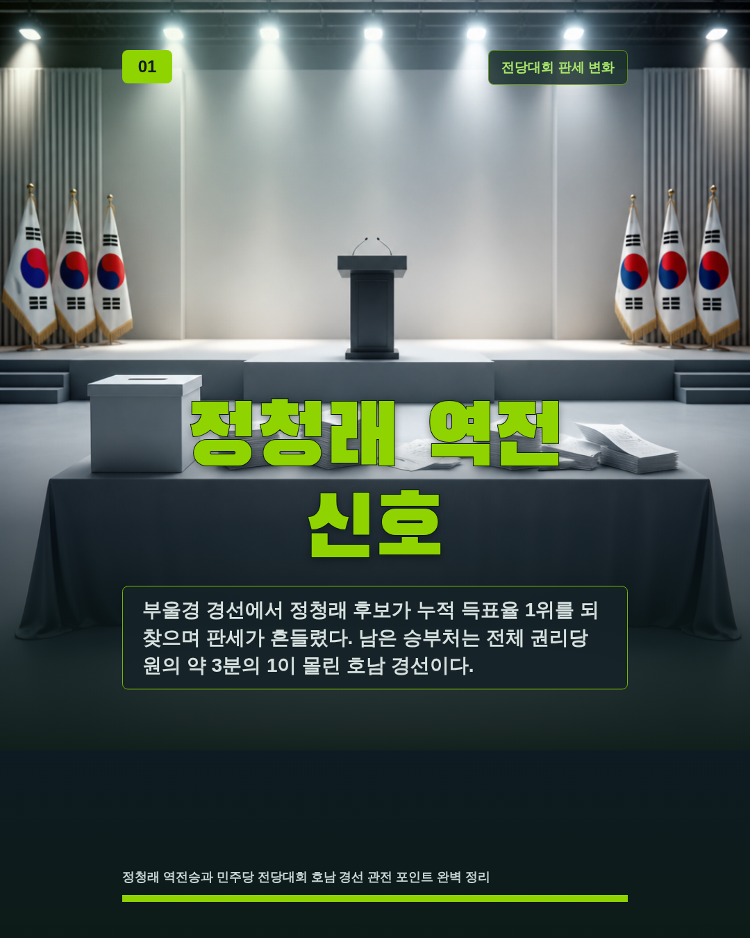 정청래 역전 신호