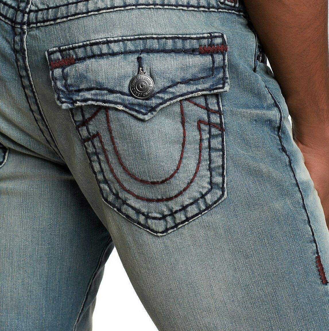 트루릴리전 트루릴리젼 남자 geno super t 스키니 flap pkt 진 사이즈 34