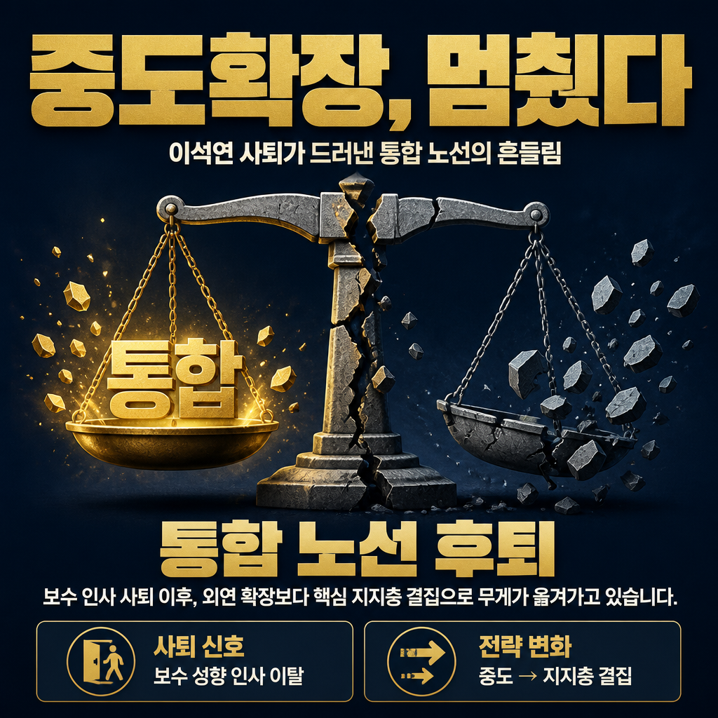 중도확장, 멈췄다