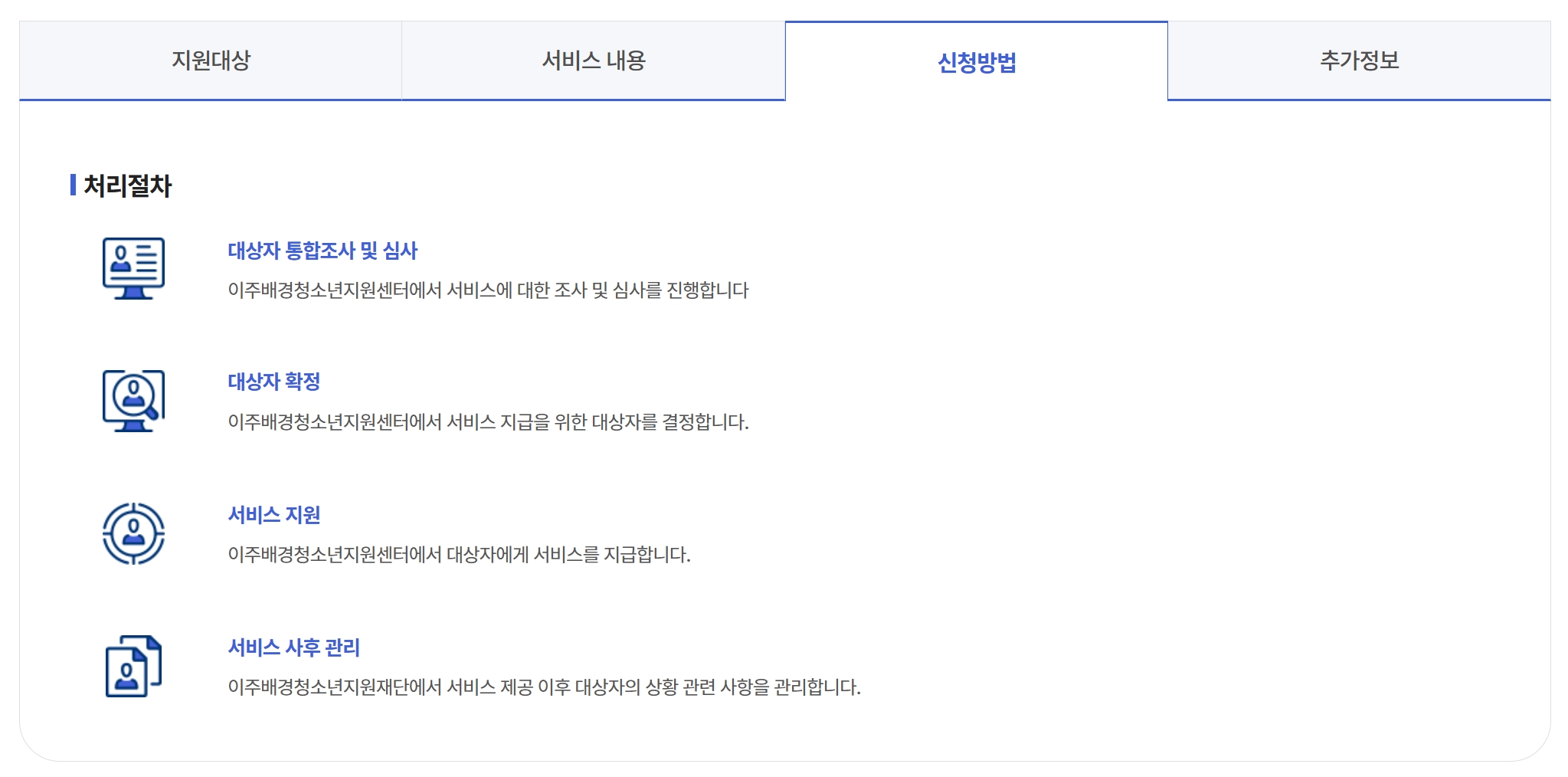 이주배경 청소년지원 신청하기