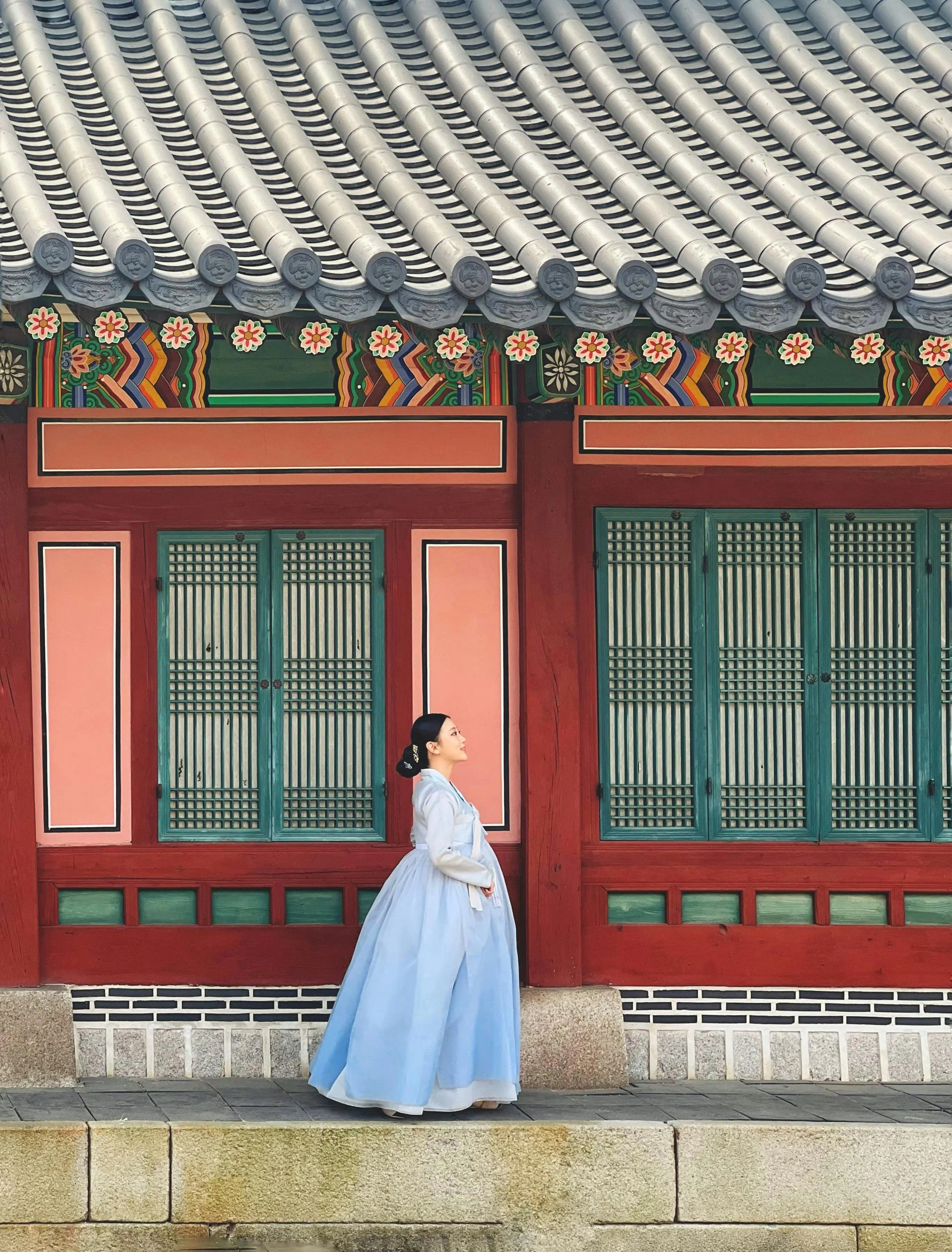 전통 한복의 실루엣 변화