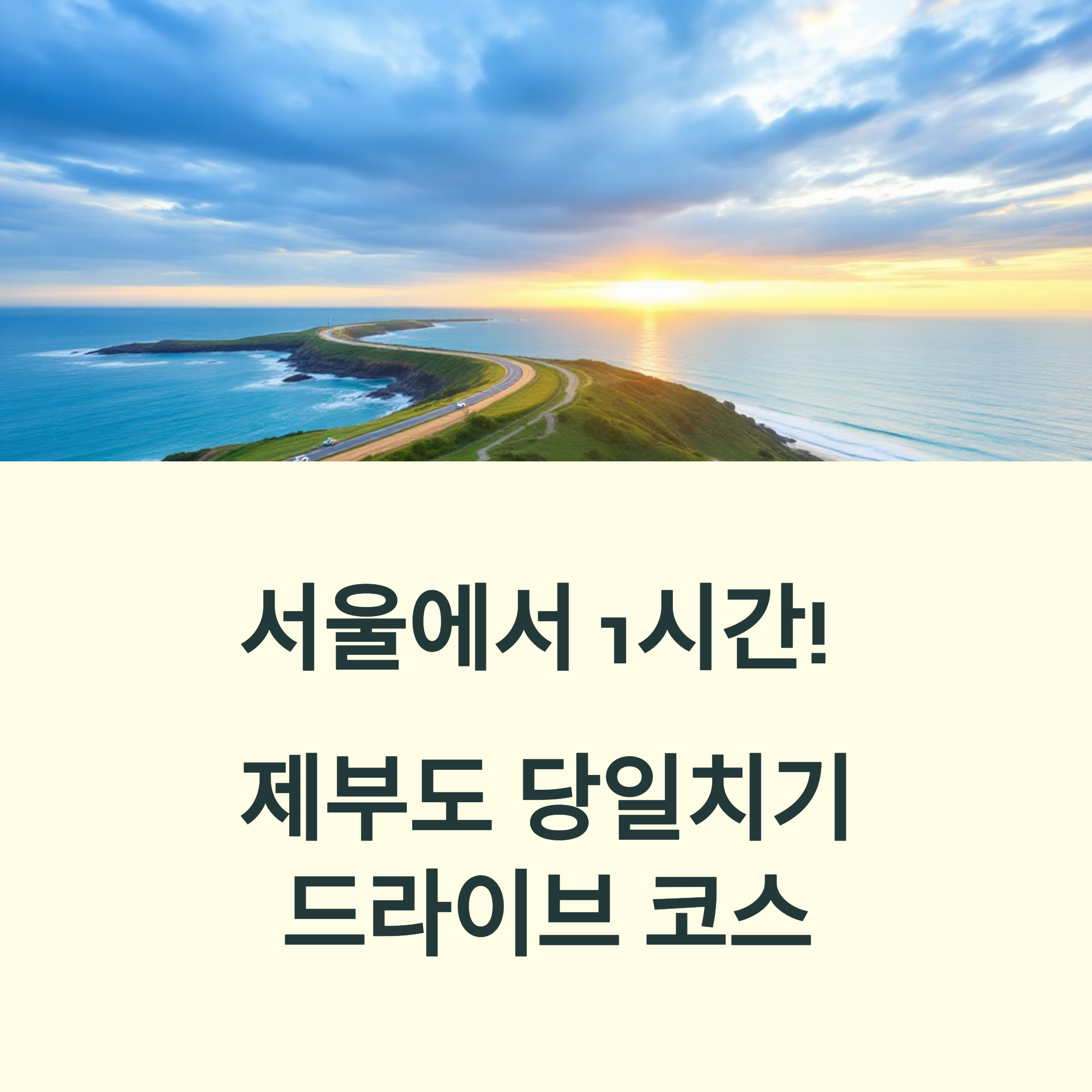 제부도 드라이브 코스