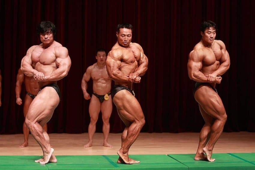 보디빌딩 대회 사진