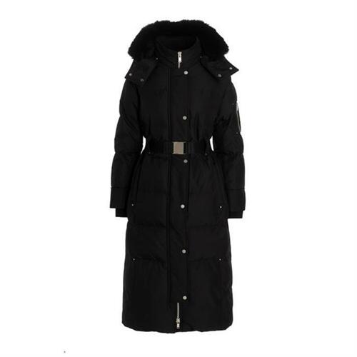 무스너클 버클 로고 벨트 패딩 자켓 M32LP227 291