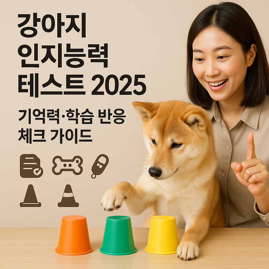 강아지 인지능력 테스트 2025 ｜ 기억력&middot;학습 반응 체크 가이드