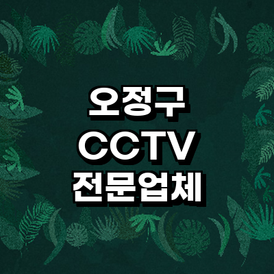 부천 오정구 cctv