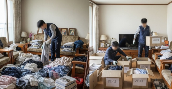 신안 고독사청소중