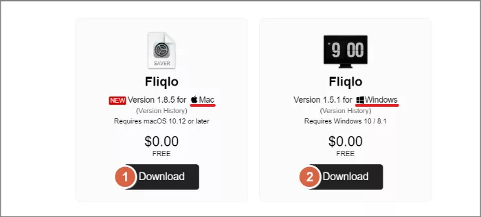 fliqlo 다운로드