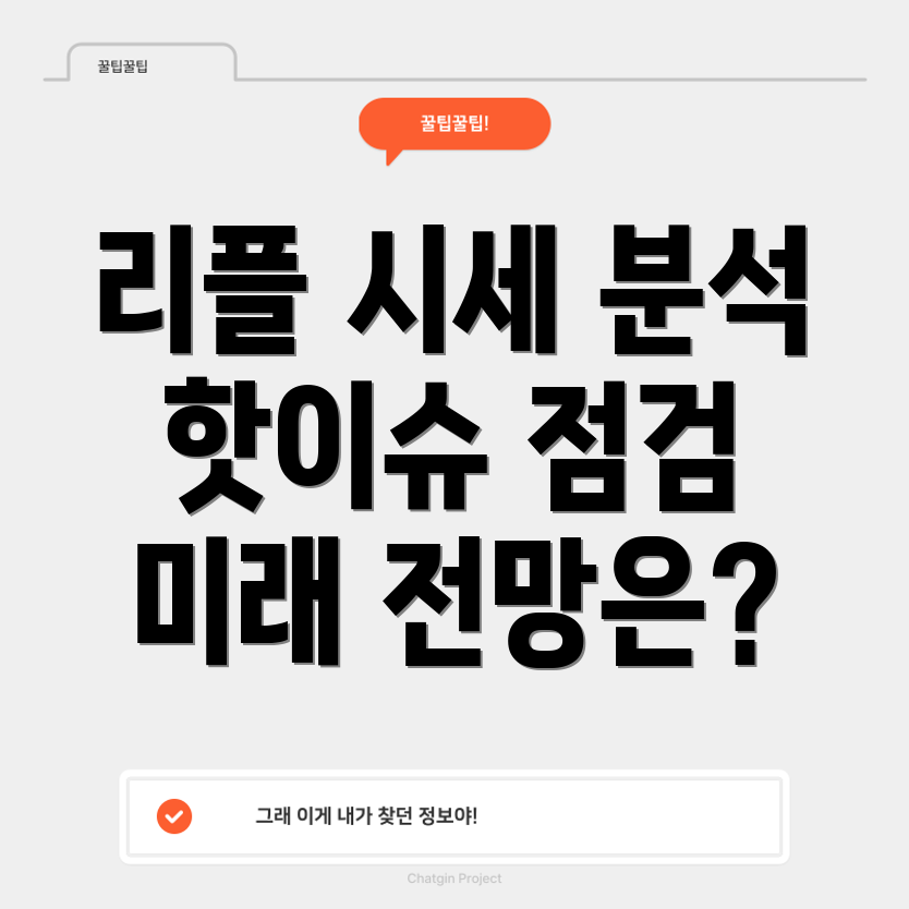 리플 시세 전망