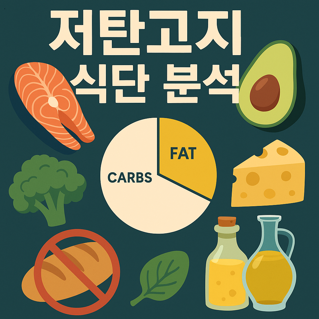 저탄고지 식단 분석