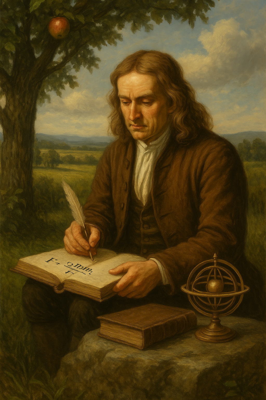 우주를 이해하는 핵심 이론들: 뉴턴의 만유인력 법칙 (1687년)