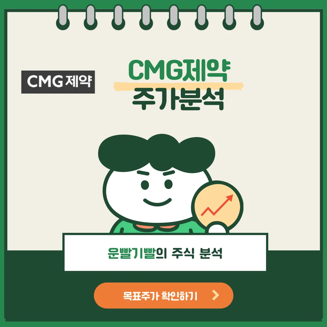 CMG제약 주가분석