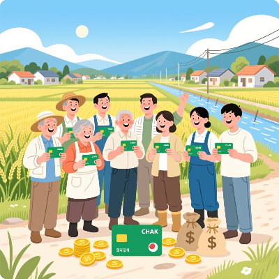 남해군 농어촌 기본소득 착카드 이미지