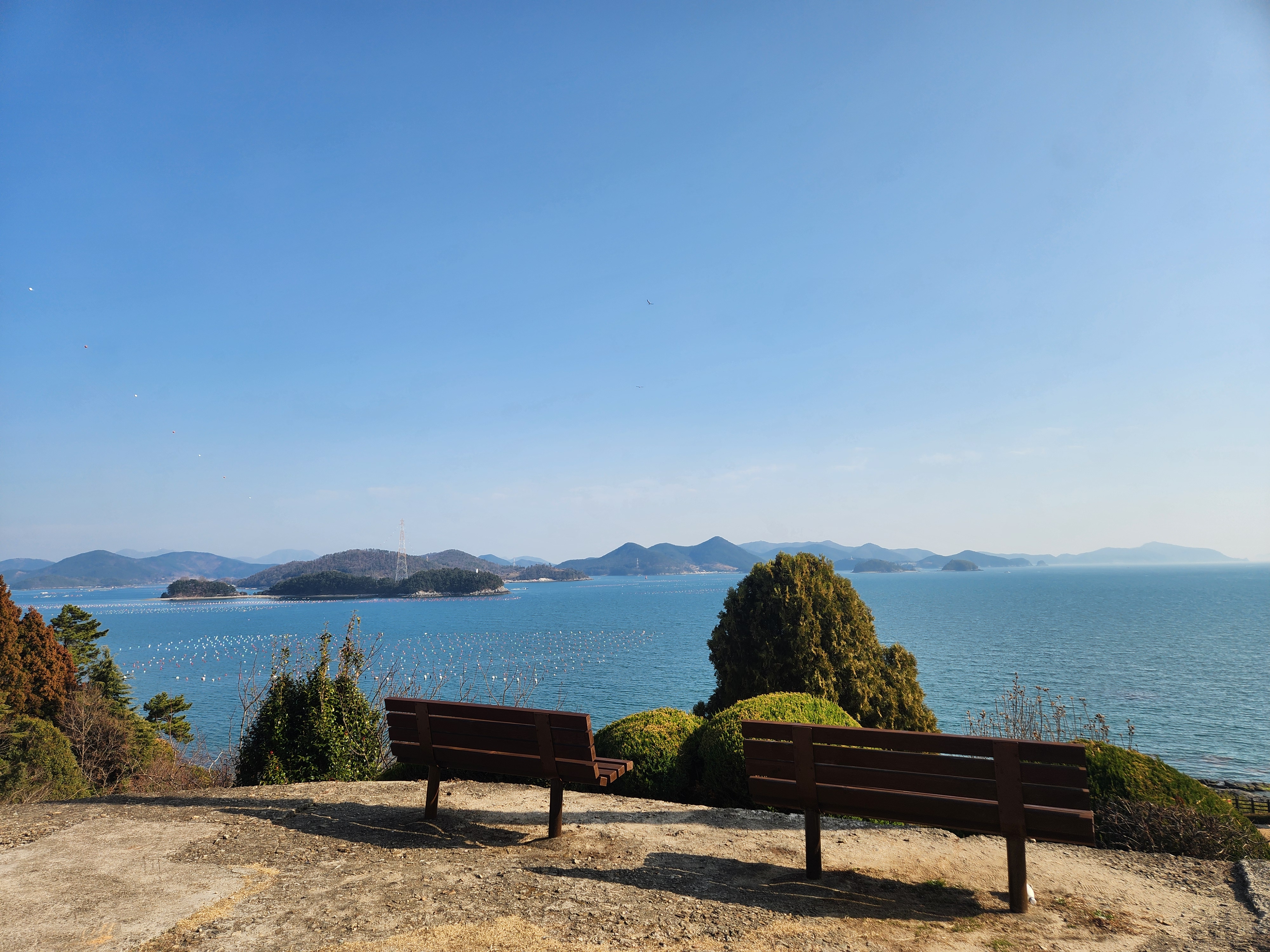 한산도 바다 쉼터 사진
