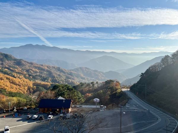 지리산 과일요거트 카페오도재 뷰 후기