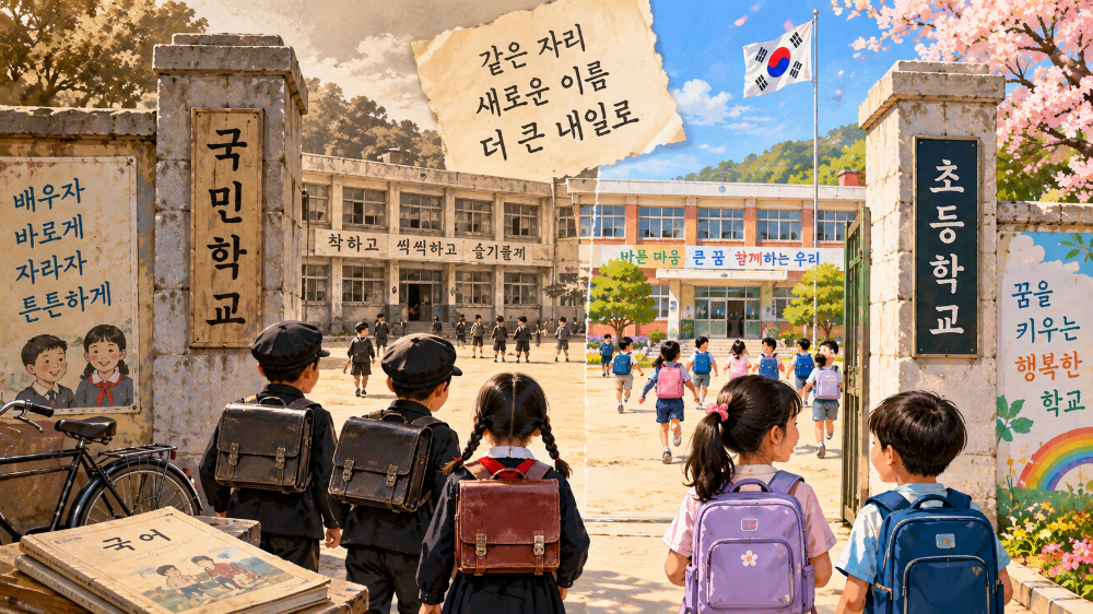 국민학교가 초등학교로 이름을 바꾼 날