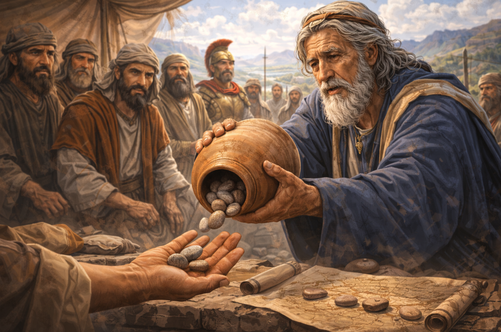 여호수아 19장 - 시므온, 스블론, 잇사갈, 아셀, 납달리, 단 지파 자손의 영토