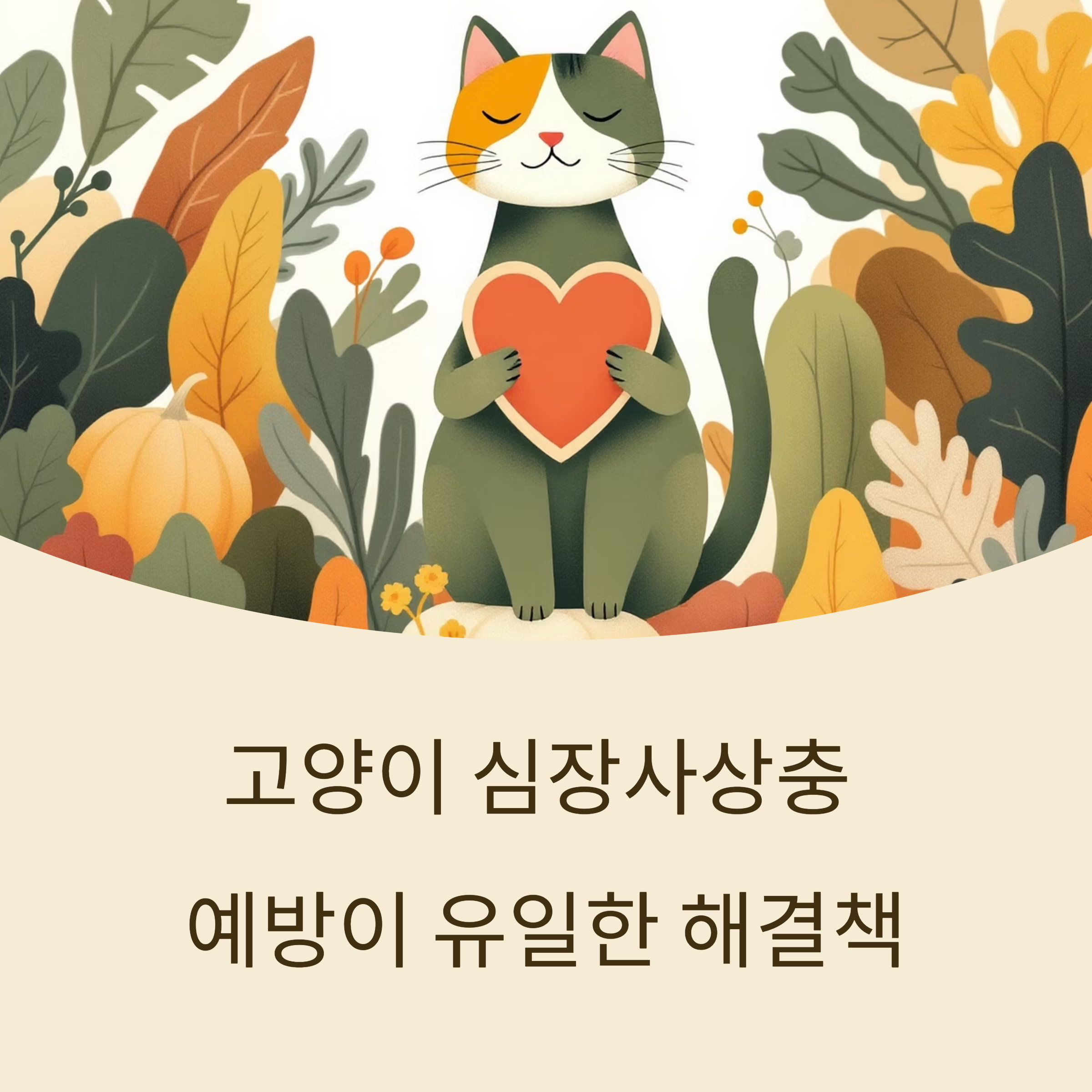 고양이 심장사상충 예방이 유일한 해결책