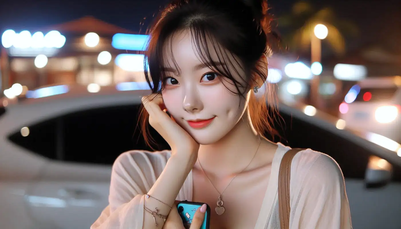 트래블카드-환전을-알아보는-여성의-모습