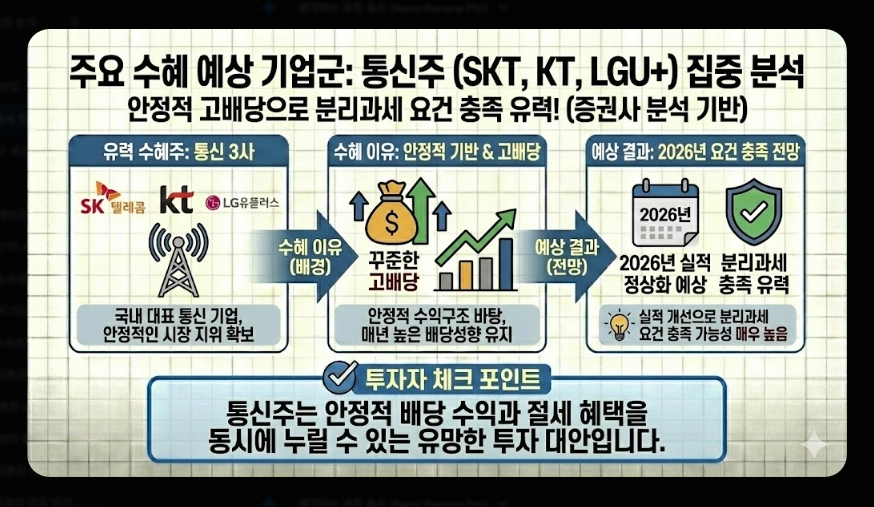 배당소득세 분리과세 [2026년 신설] 구간별 세율&middot;대상 기업 요건&middot;최대 30% 절세 전략
