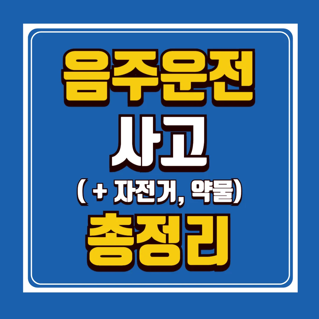 음주운전사고총정리