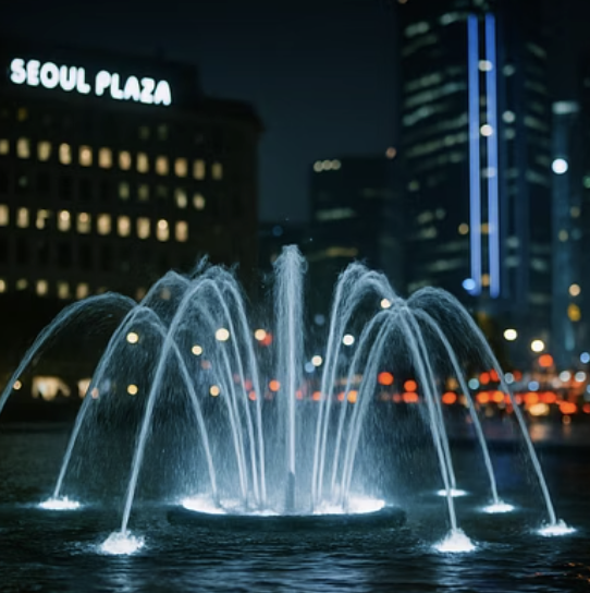 서울 야경 명소, 세실마루전망대에서 보는 덕수궁과 시청의 밤