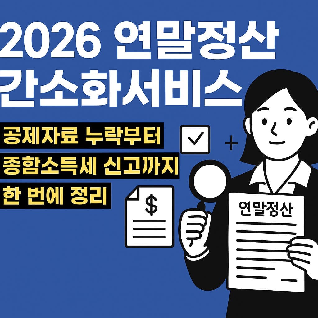 홈택스로 연말정산 2026 간소화서비스 이용법&middot;환급금 조회&middot;주의사항 총정리
