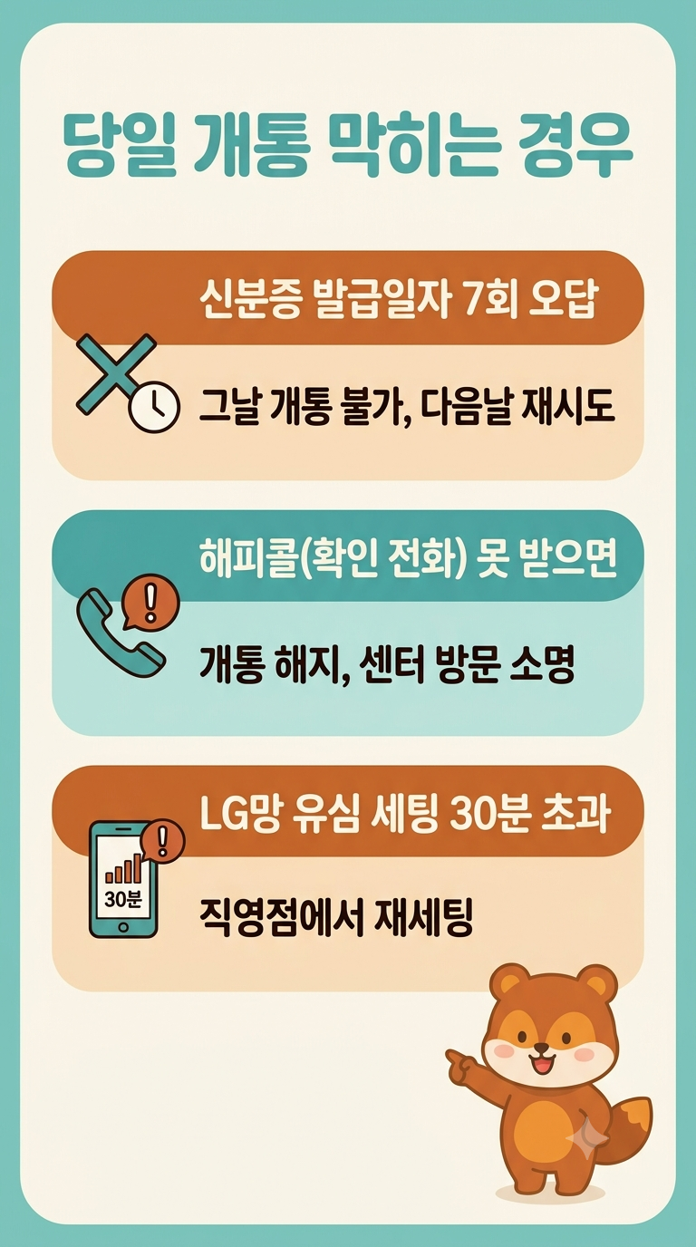 선불폰 당일 개통 되나요? 개통 시간·마감·놓쳤을 때까지 정리