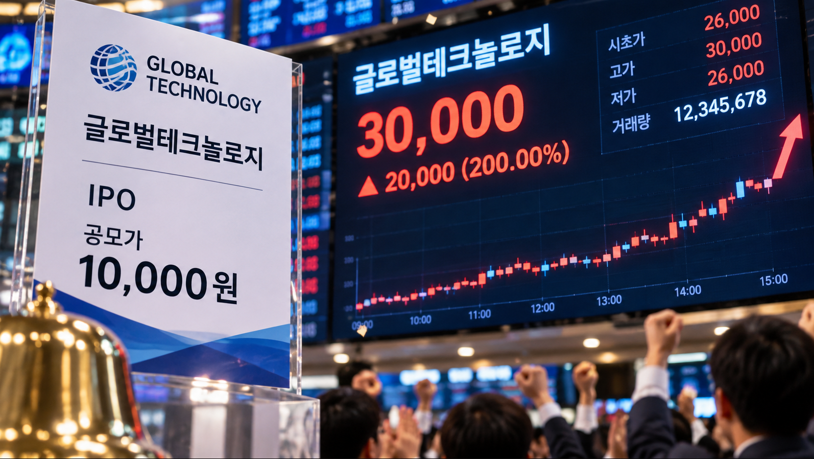 글로벌테크놀로지 공모주, 첫날 3배 된 진짜 이유