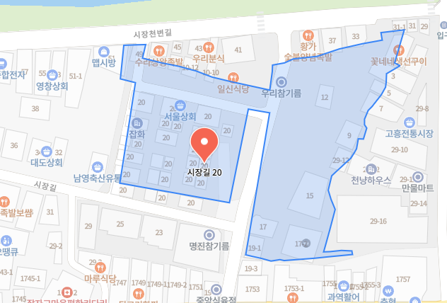  미정상회 21호 주차장 안내