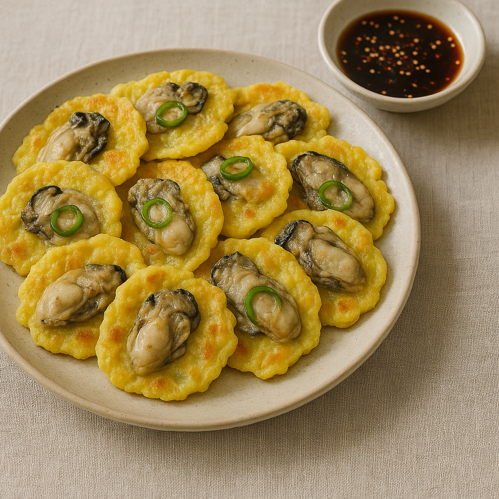 겨울 제철 굴요리 굴전