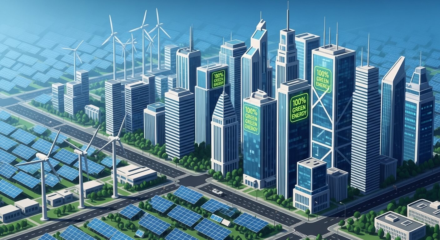 미래의 도시풍경 - 친환경에너지