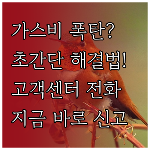 가스비 과다 청구 해결법 서울도시가스..