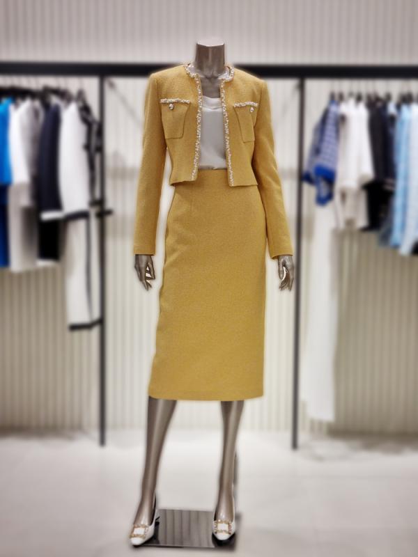 모조에스핀 진주포인트 트위드 정장세트 S232MSF109