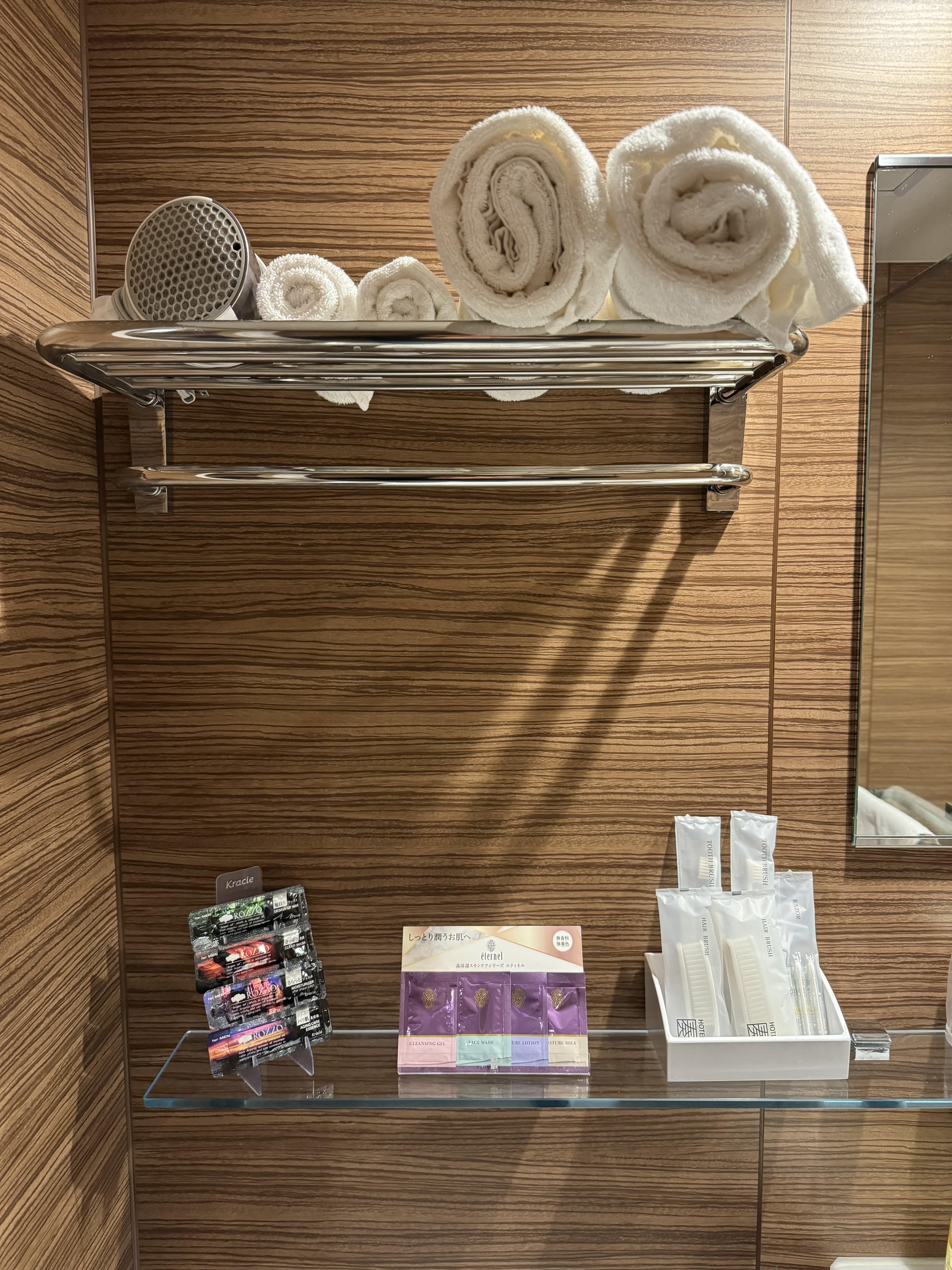 호텔 가나데 간쿠 카이즈카 화장실 비품