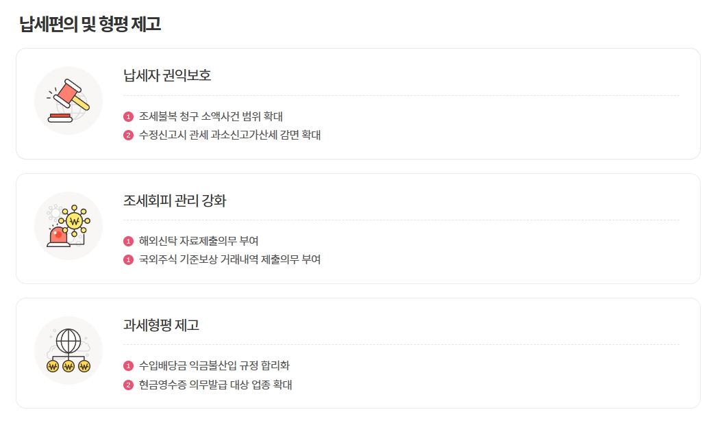 2023년 세법개정안