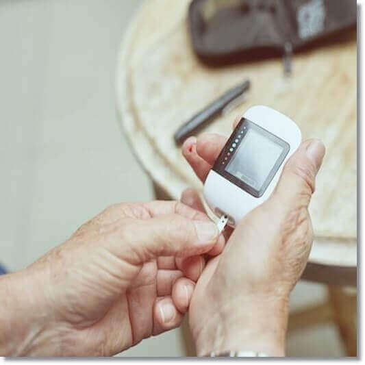 난소화성 말토덱스트린 식후 혈당 억제 효과, 식후 혈당 측정하는 당뇨 환자