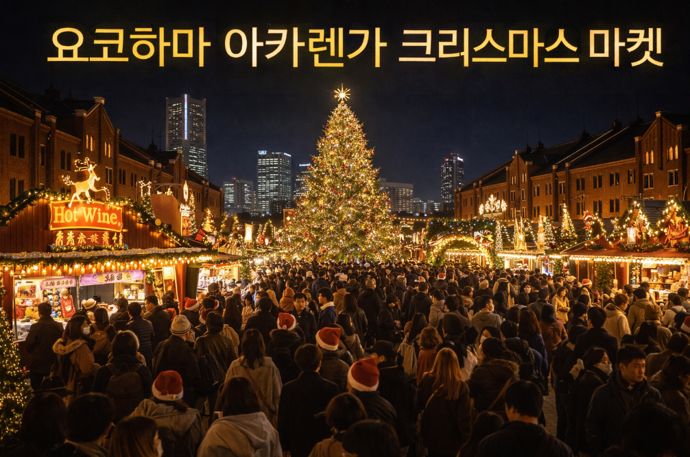 요코하마 아카렌가 크리스마스 마켓 완벽 가이드