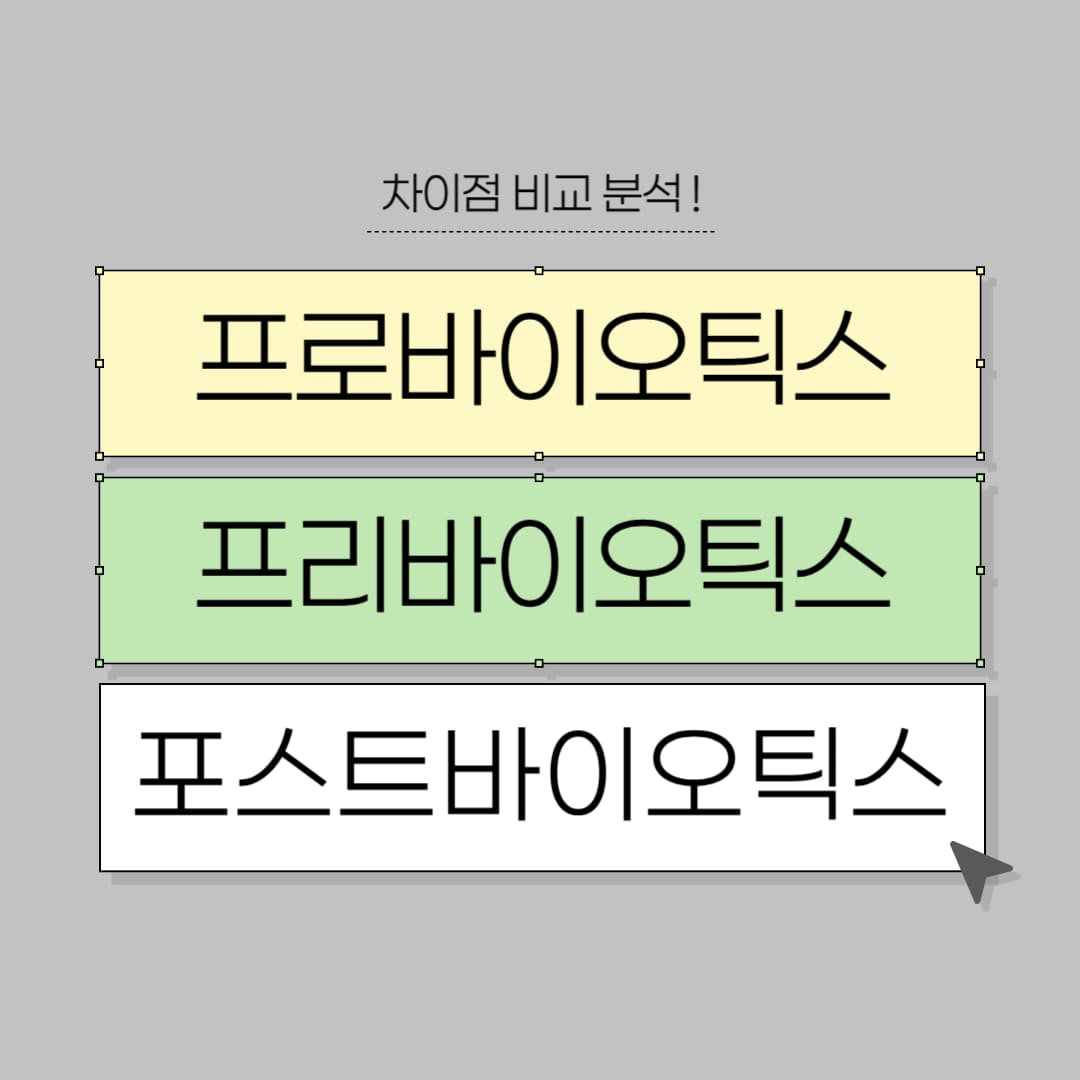프로바이오틱스vs프리바이오틱스vs포스트바이오틱스 썸네일