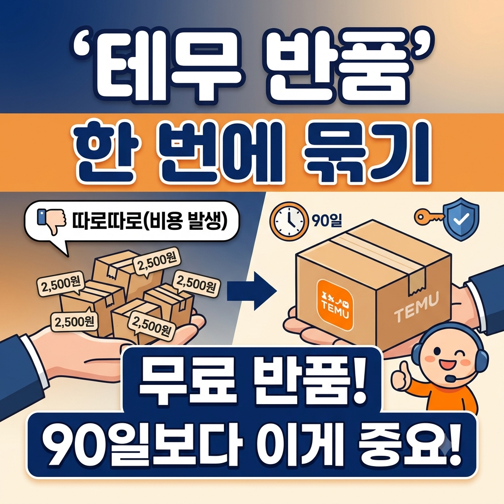 테무 반품 기한과 비용 조건 정리표