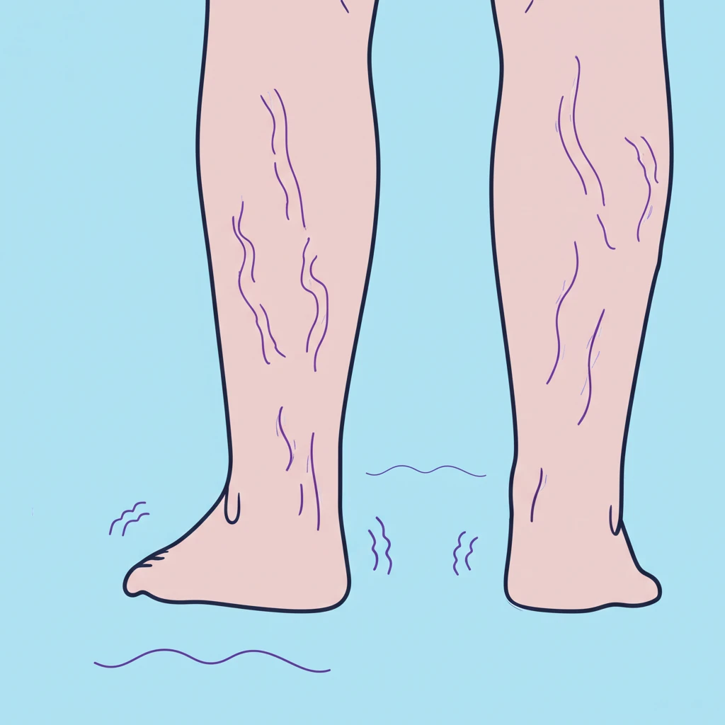 다리 통증 무시 마세요! 정맥류 신호