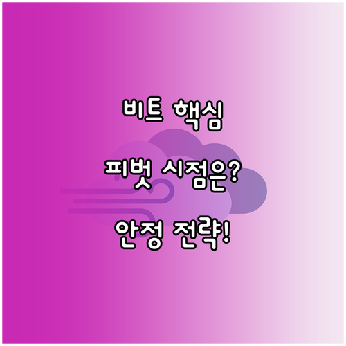 비트코인 투자 핵심 연준 피벗 시점 ..