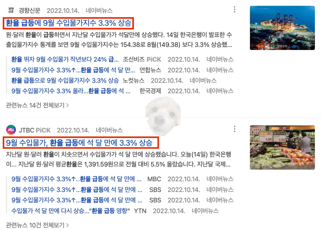 환차익 환차손 개념과 뗄 수 없는 환율 기사