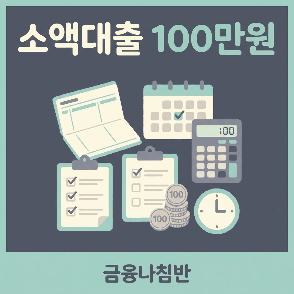 소액대출 100만원