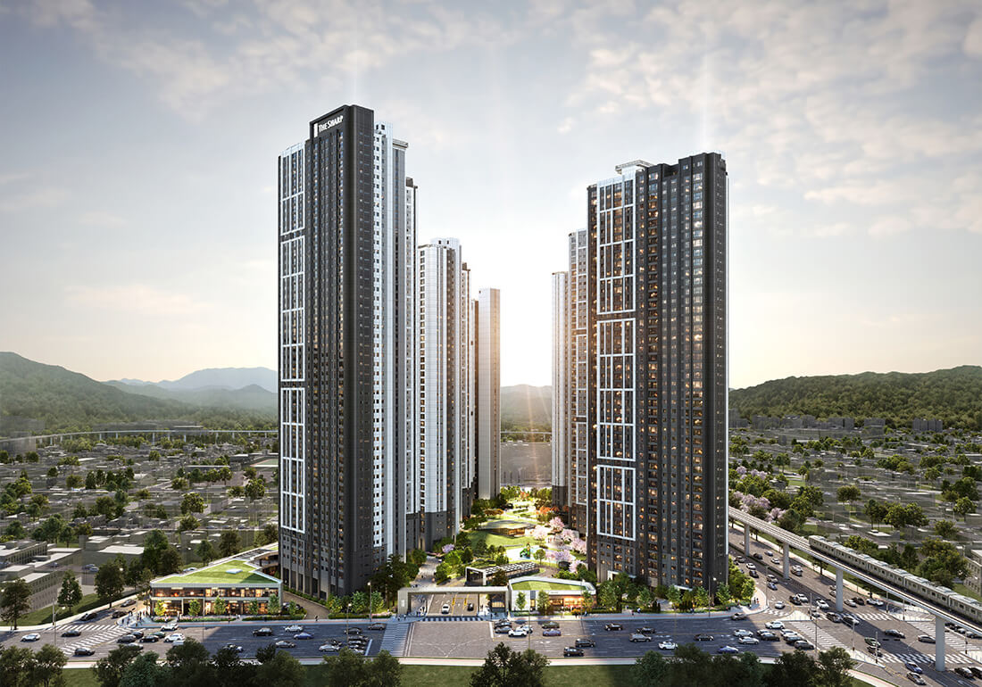 더샵 의정부역 링크시티 조감도