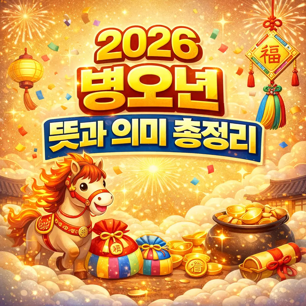 2026 병오년 뜻과 의미 총정리｜불의 기운을 지닌 말의 해